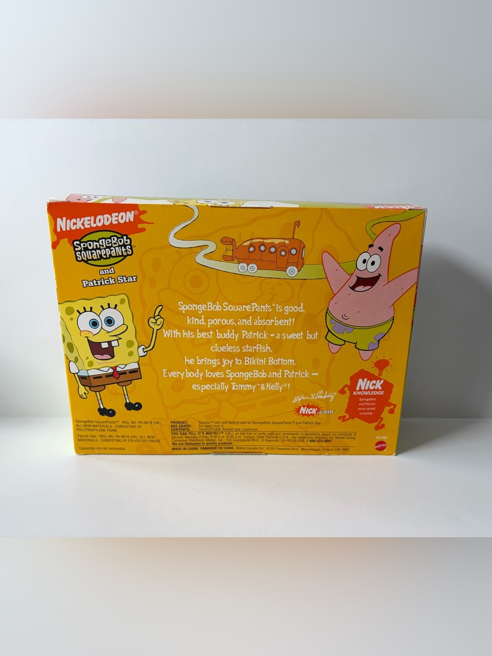 2004 Barbie Tommy & Kelly as SpongeBob SquarePants and Patrick Star - Picture 6 of 9